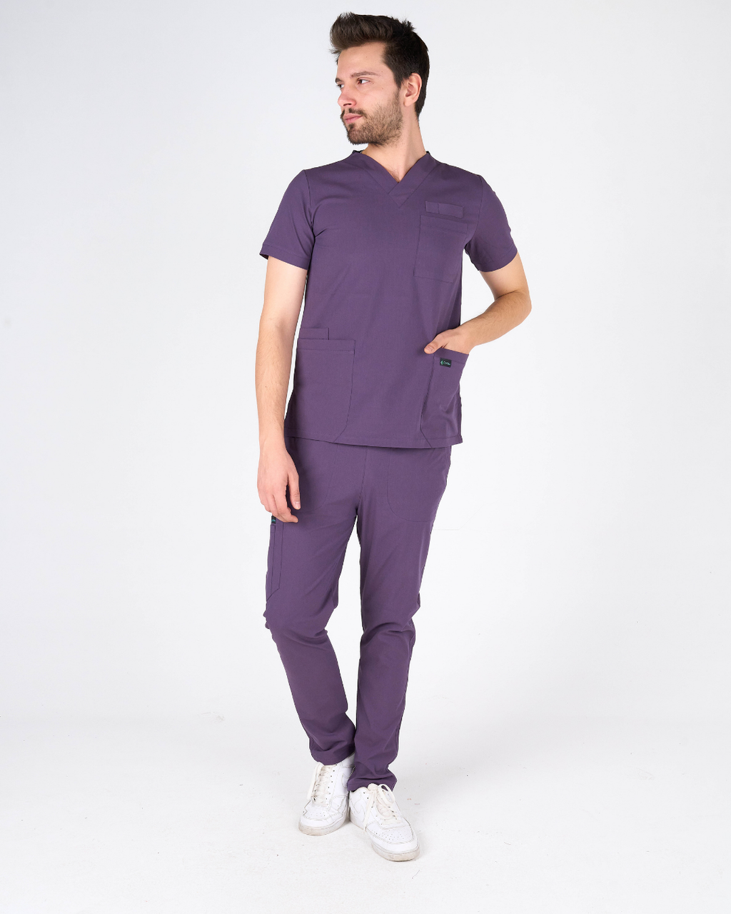 Cabrio Modern Classic  Koyu Mor Cerrahi Üniforma Takım