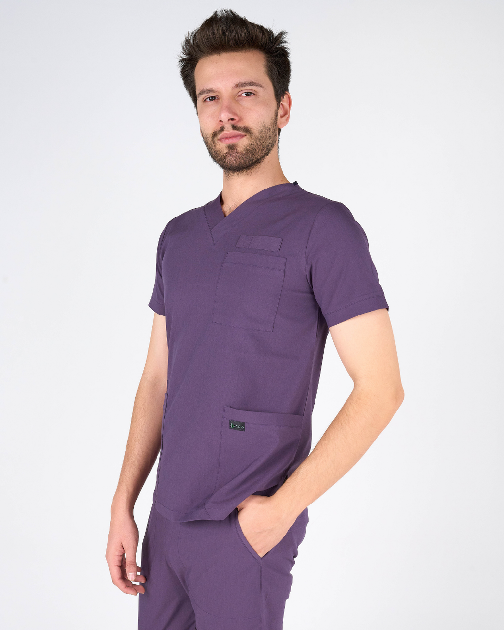 Cabrio Modern Classic  Koyu Mor Cerrahi Üniforma Takım