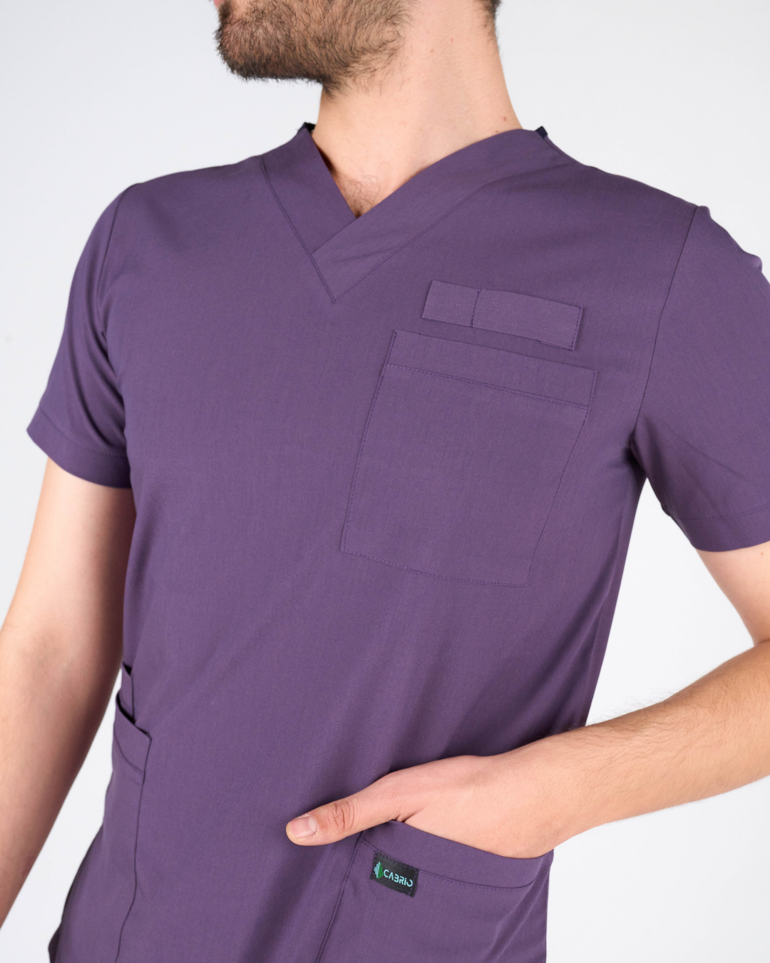 Cabrio Modern Classic  Koyu Mor Cerrahi Üniforma Takım