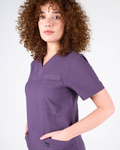 Cabrio Modern Classic Koyu Mor Cerrahi Üniforma Takım