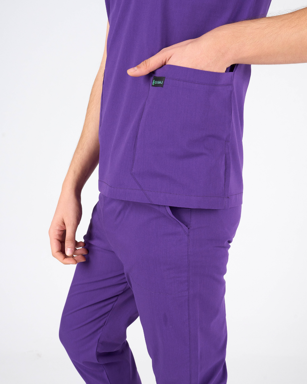 Cabrio Modern Classic Mürdüm Cerrahi Üniforma Takım