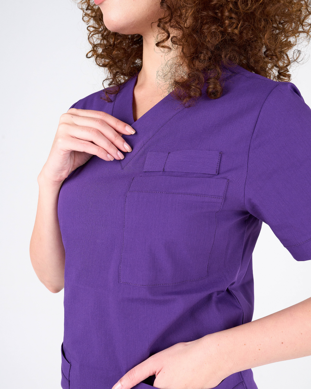 Cabrio Modern Classic Mürdüm Cerrahi Üniforma Takım