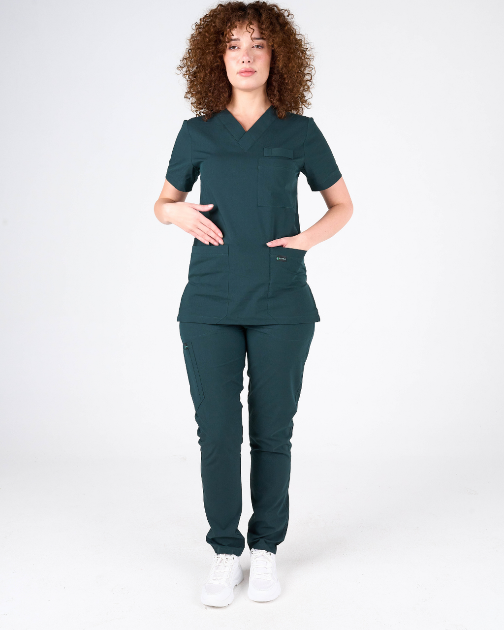 Cabrio Modern Classic Ördek Yeşili Cerrahi Üniforma Takım