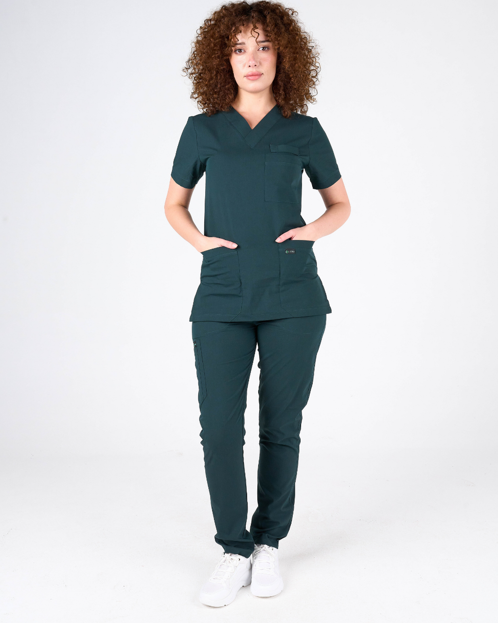 Cabrio Modern Classic Ördek Yeşili Cerrahi Üniforma Takım