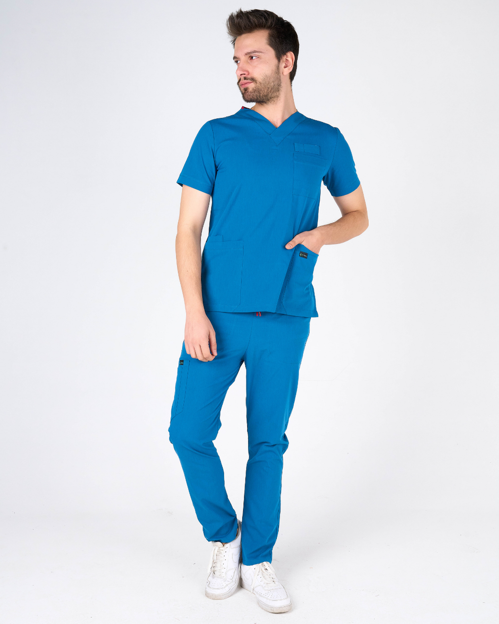 Cabrio Modern Classic Petrol Cerrahi Üniforma Takım