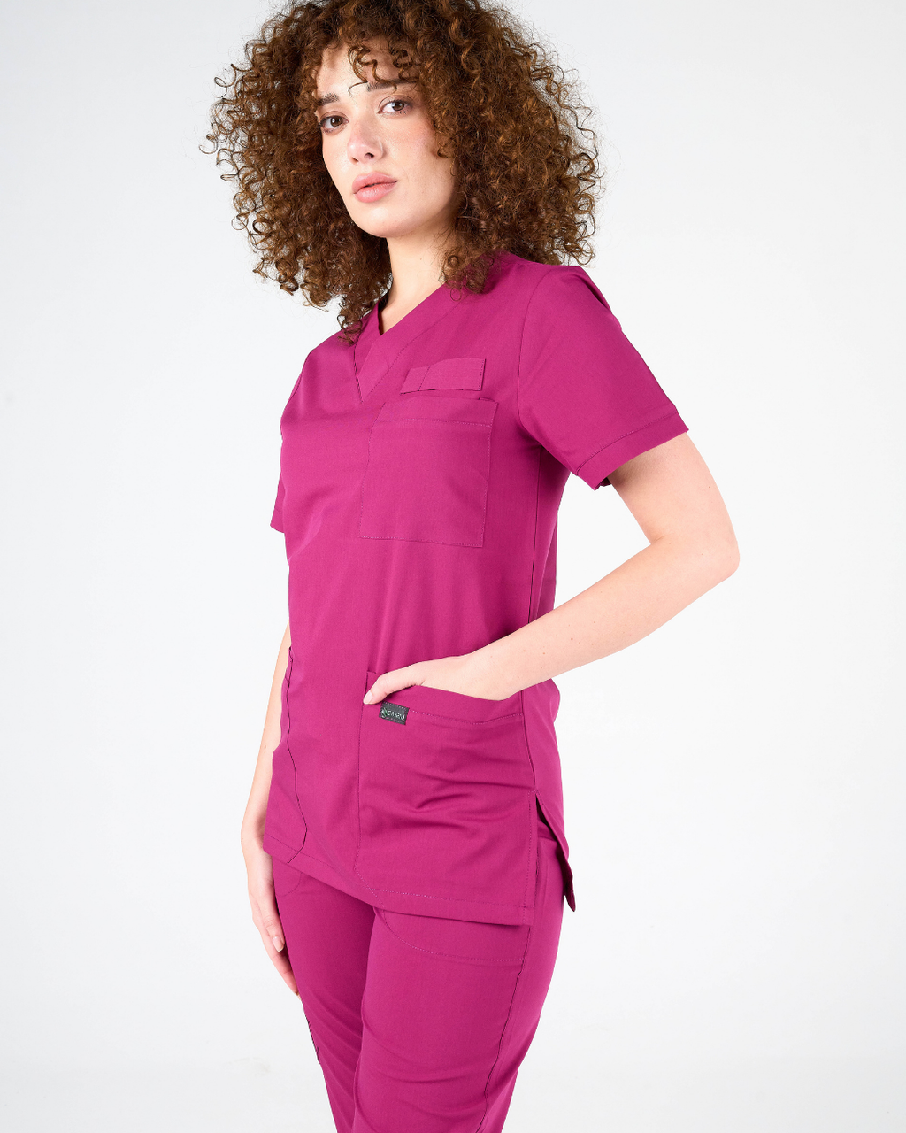 Cabrio Modern Classic Vişne Cerrahi Üniforma Takım