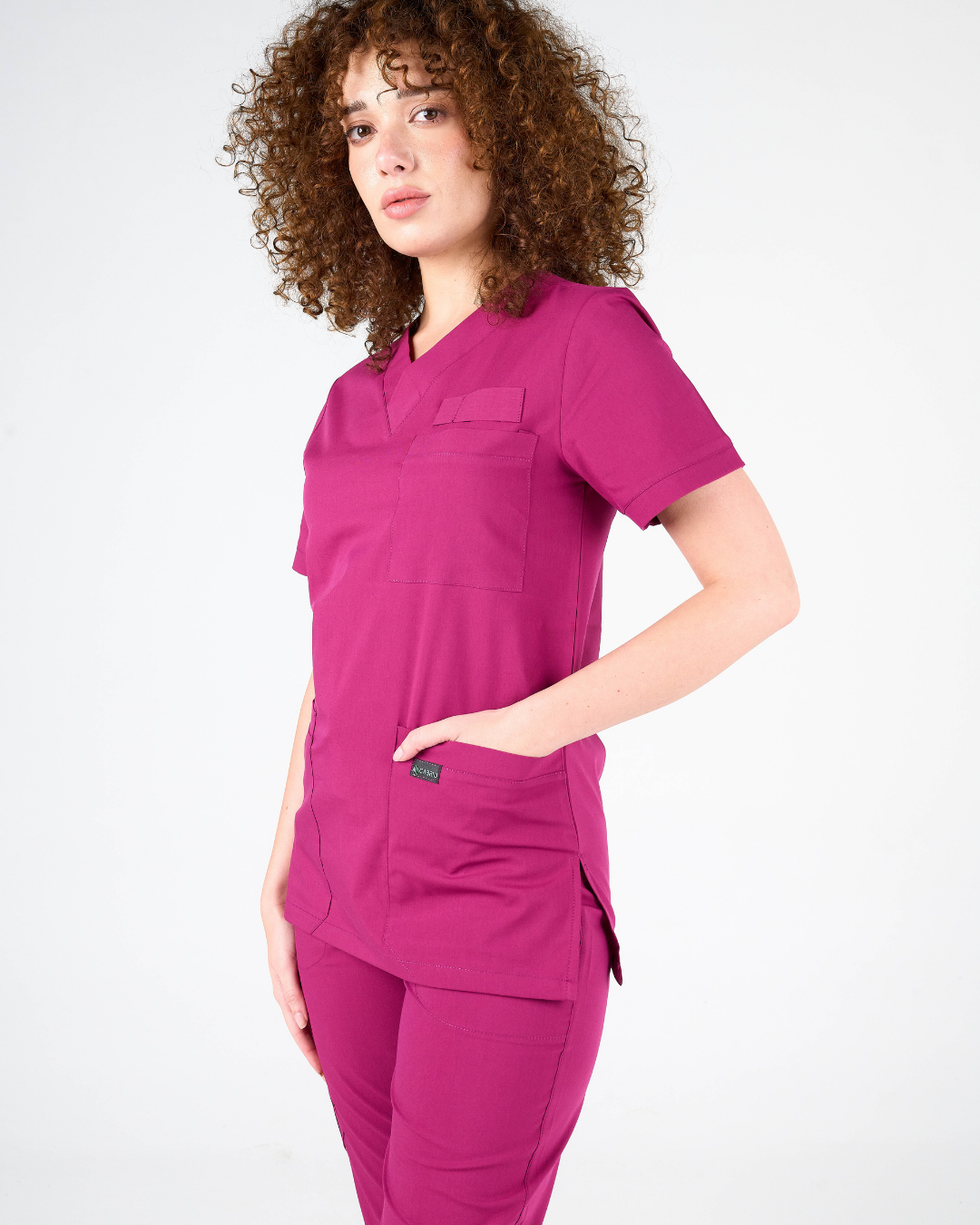 Cabrio Modern Classic Vişne Cerrahi Üniforma Takım