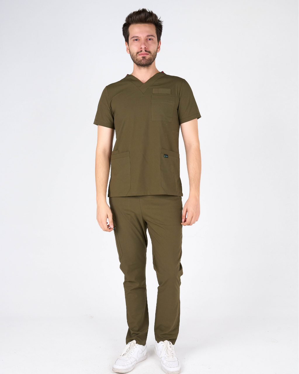 Cabrio Modern Classic Haki Cerrahi Üniforma Takım