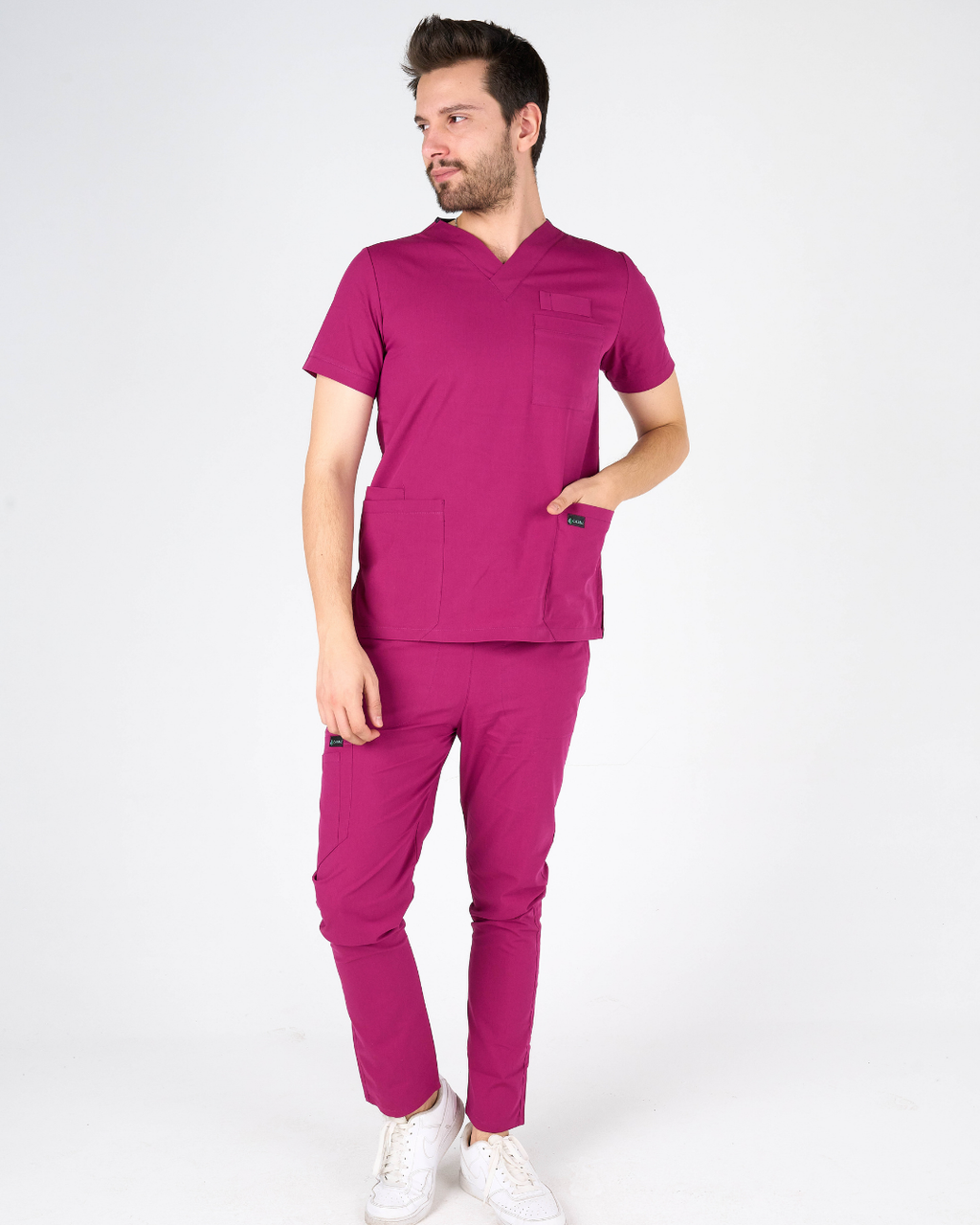 Cabrio Modern Classic Vişne Cerrahi Üniforma Takım